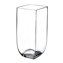 VASO QUADRATO VETRO 30X13,5X13,5CM