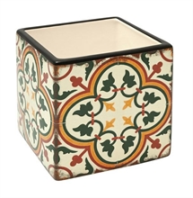 CUBO CERAMICA MAIOLICA 13X13,5X13,5CM