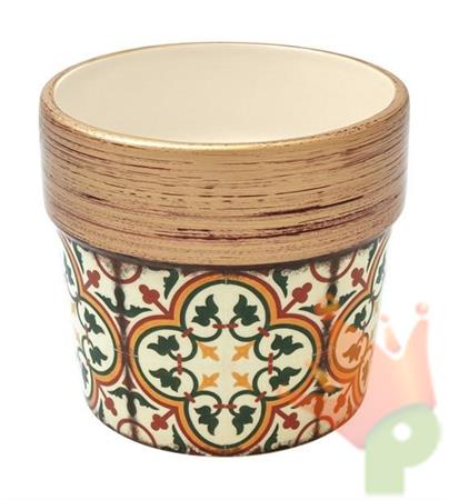 VASO CERAMICA MAIOLICA 12,2X13,5X13,5CM