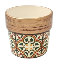 VASO CERAMICA MAIOLICA 12,2X13,5X13,5CM