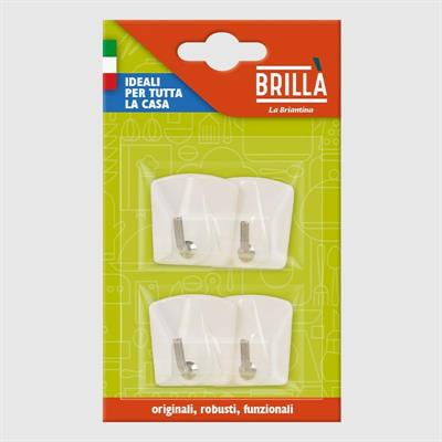 GANCI ADESIVI 1 POSTO 4PZ
