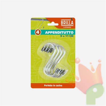 GANCI APPENDITUTTO 8X11CM 4PZ