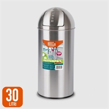 PATTUMIERA 30LT SATINATA PUSH