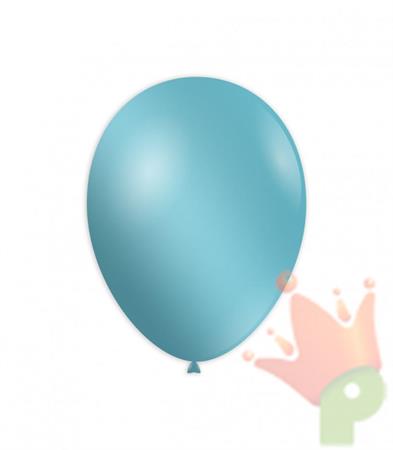 PALLONCINI 12INCH 30CM CELESTE 80 METAL 100PZ