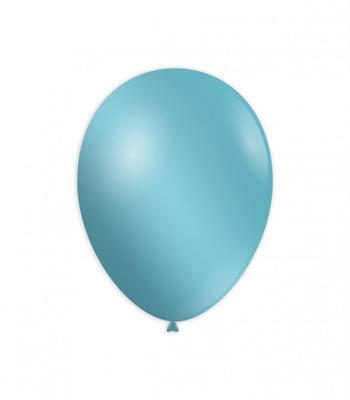 PALLONCINI 12INCH 30CM CELESTE 80 METAL 100PZ