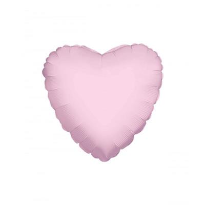 PALLONCINO MYLAR 18INCH CUORE ROSA CHIARO