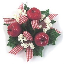 GIROCANDELA CON MELE E FIOCCHI