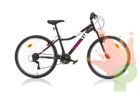 BICICLETTA 26 DONNA NERO AURELIA