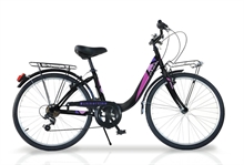 BICICLETTA 24 VENERE 6V NERO