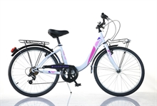 BICICLETTA 24 VENERE 6V BIANCO