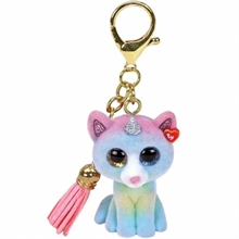 PORTACHIAVI PELUCHE TY MINI BOOS CLIPS HEATHER