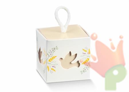 SCATOLINA 5X5X5CM HOLY SPRIN COMUNIONE 10PZ