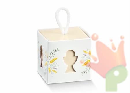 SCATOLINA 5X5X5CM HOLY SPRIN COMUNIONE 10PZ