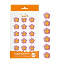 FIORELLINI MEDI ROSA 15PZ