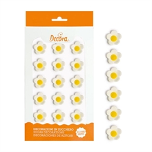 FIORELLINI MEDI BIANCHI 15PZ