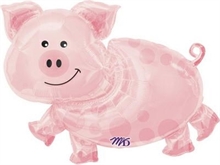 PALLONCINO MYLAR SUPERSHAPE PIG