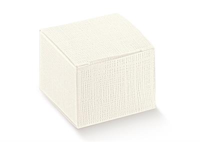 SCATOLA PIEGHEVOLE 140X140X80 SETA BIANCA 10PZ