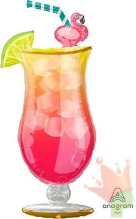 PALLONCINO SUPERSHAPE LET'S FLAMINGLE TROPICAL DRINK