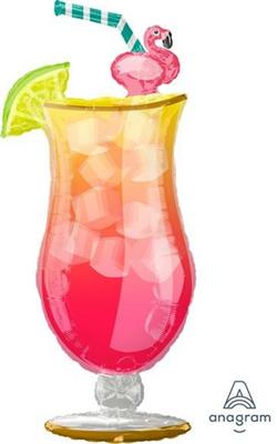 PALLONCINO SUPERSHAPE LET'S FLAMINGLE TROPICAL DRINK