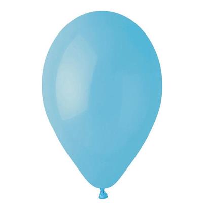 PALLONCINI 10INCH - 26CM CELESTE BABY 25PZ