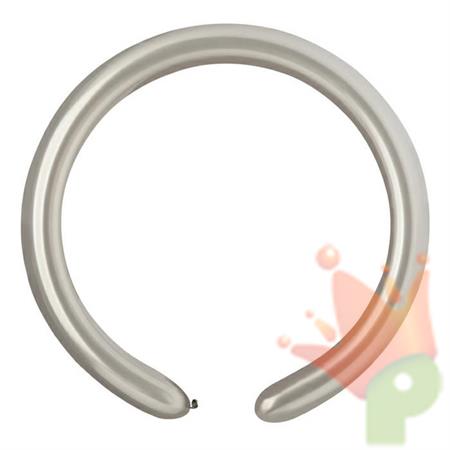 PALLONCINI MODELLABILI 2INCH 5CM ARGENTO METAL 100PZ