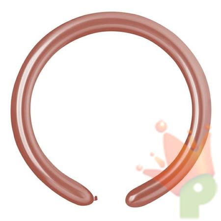 PALLONCINI MODELLABILI 2INCH 5CM ROSE GOLD METAL 100PZ