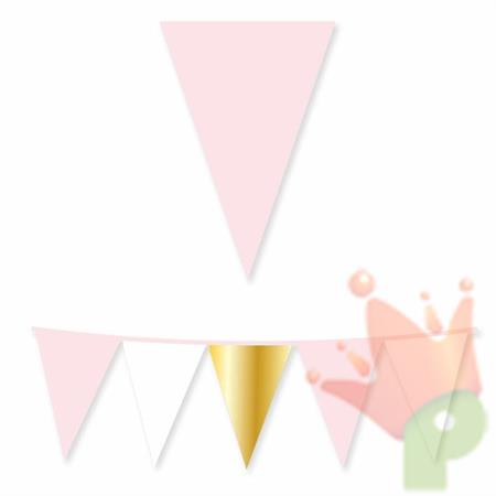 FESTONE BANDIERINE CHIC ROSA 3MT