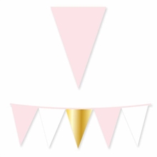 FESTONE BANDIERINE CHIC ROSA 3MT