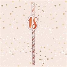 CANNUCCE ROSA GOLD 18 ANNI 6PZ