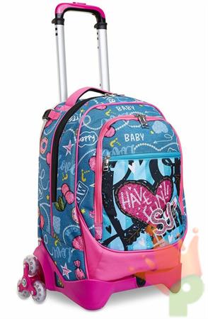 ZAINO TROLLEY JACK-3WD SJ GANG JUST DENIM