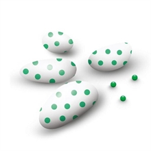 CONFETTI CIOCCOLATO CON POIS VERDE 500GR