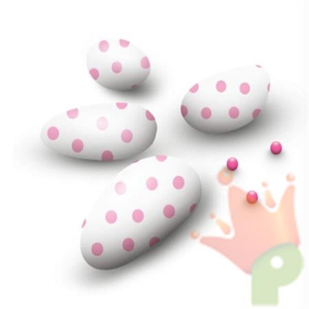 CONFETTI CIOCCOLATO CON POIS ROSA 500GR