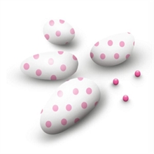 CONFETTI CIOCCOLATO CON POIS ROSA 500GR
