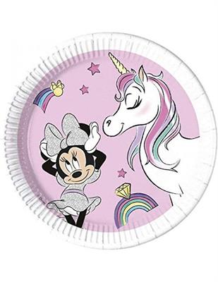 PIATTI 23CM MINNIE UNICORN 8PZ