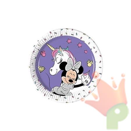 PIATTI 20CM MINNIE UNICORN 8PZ