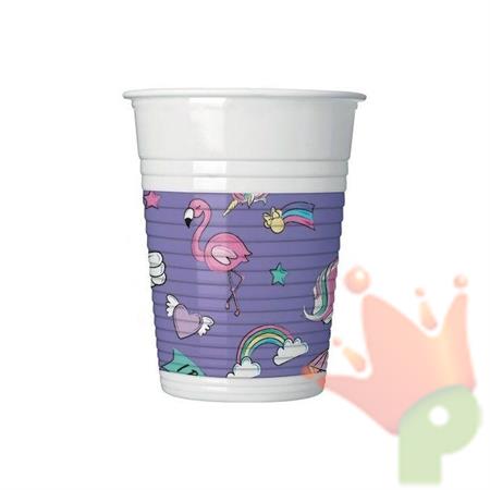BICCHIERI 200CC MINNIE UNICORN 8PZ