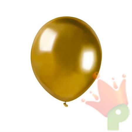 PALLONCINI 5INCH 13CM GLOSSY ORO 50PZ