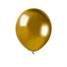 PALLONCINI 5INCH 13CM GLOSSY ORO 50PZ