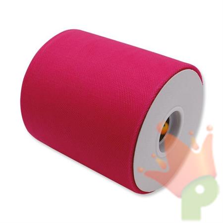 ROTOLO TULLE 12,5X100MT FUCSIA