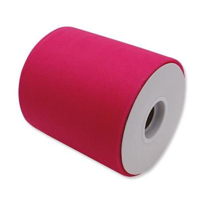 ROTOLO TULLE 12,5X100MT FUCSIA