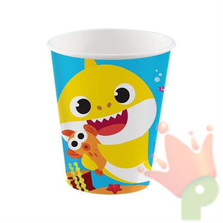 BICCHIERI 250ML BABY SHARK 8PZ