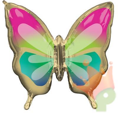 PALLONCINO SUPERSHAPE 76X71CM FARFALLA