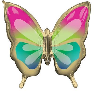PALLONCINO SUPERSHAPE 76X71CM FARFALLA
