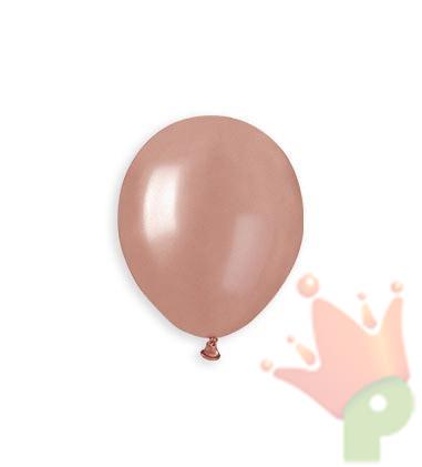 PALLONCINI 5INCH - 13CM ROSA GOLD 100PZ
