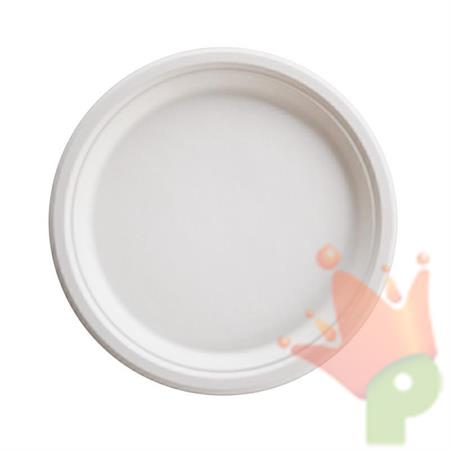 PIATTI PIANI 26CM ROTONDI IN POLPA 50PZ