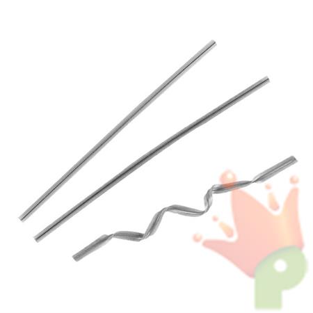 NASTRI CHIUDI SACCHETTI 9,5CM ARGENTO 100PZ