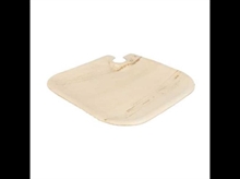 PIATTO CON PORTABICCHIERE 21X21CM