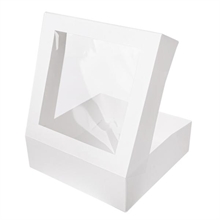 SCATOLE PER PASTICCERIA 32X32X10CM CON FINESTRA