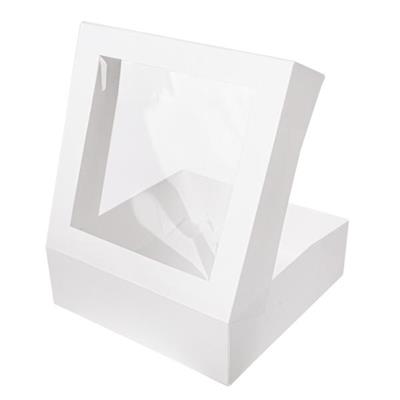 SCATOLE PER PASTICCERIA 32X32X10CM CON FINESTRA