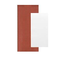 PORTAPOSATE 11X25CM ROSSO VICHY 150PZ